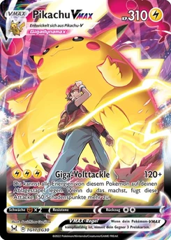 Pokémon-Karte Pikachu VMAX TG17