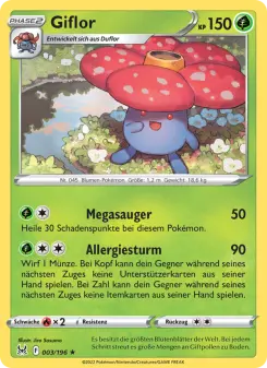Pokémon-Karte Giflor 003/196