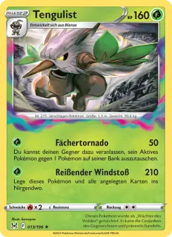 Pokémon-Karte Tengulist 013/196