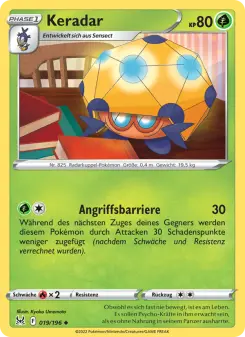 Pokémon-Karte Keradar 019/196