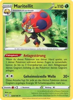 Pokémon-Karte Maritellit 020/196