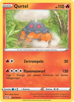 Pokémon-Karte Qurtel 023/196