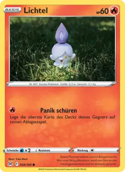 Pokémon-Karte Lichtel 024/196