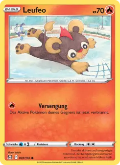 Pokémon-Karte Leufeo 028/196