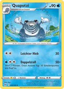 Pokémon-Karte Quaputzi 031/196