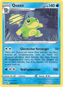 Pokémon-Karte Quaxo 032/196