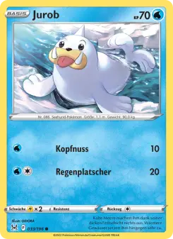 Pokémon-Karte Jurob 033/196