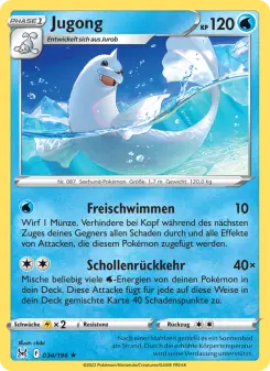 Pokémon-Karte Jugong 034/196