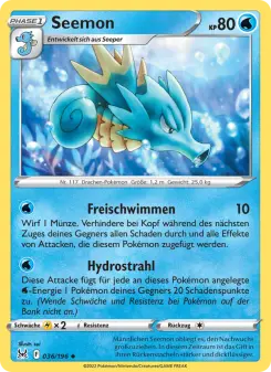 Pokémon-Karte Seemon 036/196