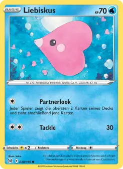 Pokémon-Karte Liebiskus 038/196