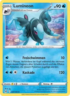 Pokémon-Karte Lumineon 041/196