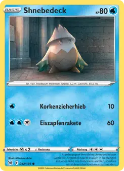Pokémon-Karte Shnebedeck 042/196