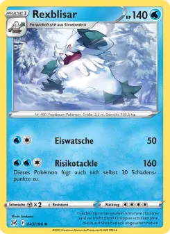 Pokémon-Karte Rexblisar 043/196