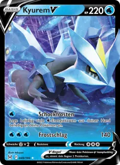 Pokémon-Karte Kyurem V 048/196