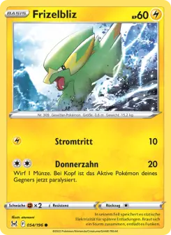 Pokémon-Karte Frizelbliz 054/196