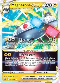 Pokémon-Karte Magnezone VSTAR 057/196