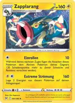 Pokémon-Karte Zapplarang 061/196