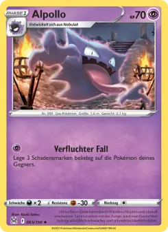 Pokémon-Karte Alpollo 065/196