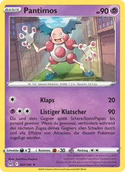 Pokémon-Karte Pantimos 067/196