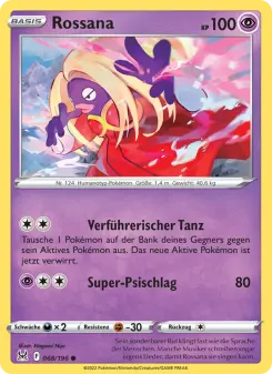Pokémon-Karte Rossana 068/196