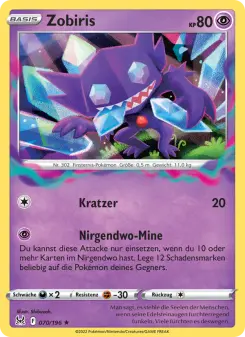 Pokémon-Karte Zobiris 070/196