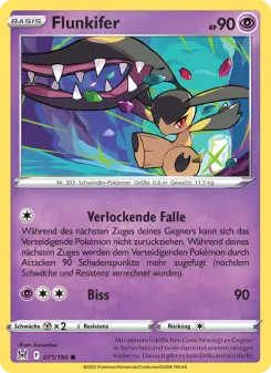 Pokémon-Karte Flunkifer 071/196