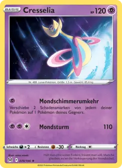 Pokémon-Karte Cresselia 074/196