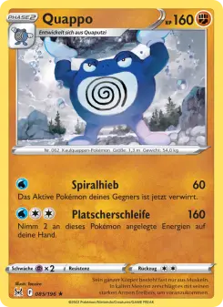 Pokémon-Karte Quappo 085/196