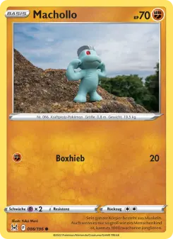 Pokémon-Karte Machollo 086/196