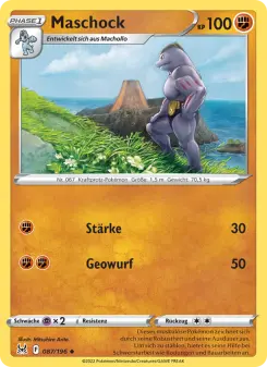 Pokémon-Karte Maschock 087/196