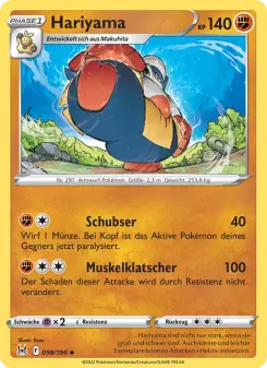Pokémon-Karte Hariyama 098/196
