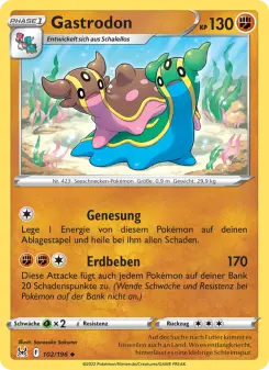 Pokémon-Karte Gastrodon 102/196