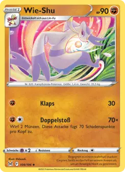 Pokémon-Karte Wie-Shu 104/196