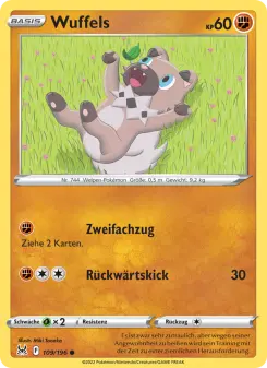 Pokémon-Karte Wuffels 109/196