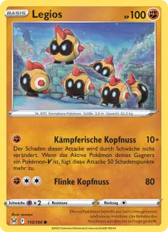 Pokémon-Karte Legios 110/196
