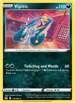 Pokémon-Karte Vipitis 116/196