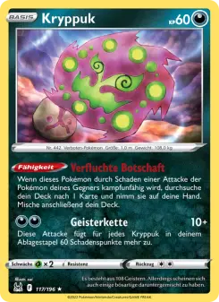 Pokémon-Karte Kryppuk 117/196