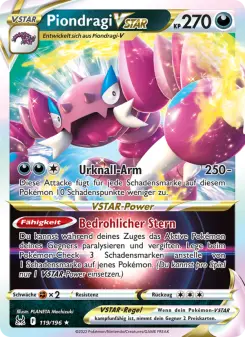Pokémon-Karte Piondragi VSTAR 119/196