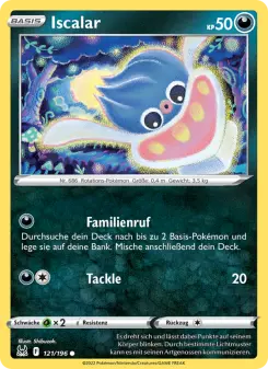 Pokémon-Karte Iscalar 121/196
