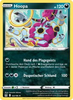 Pokémon-Karte Hoopa 122/196