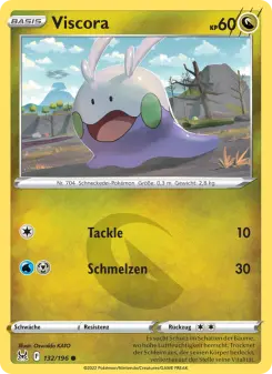 Pokémon-Karte Viscora 132/196