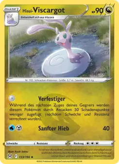 Pokémon-Karte Hisui Viscargot 133/196
