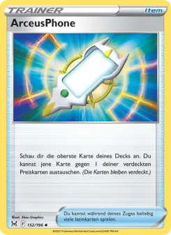 Pokémon-Karte ArceusPhone 152/196