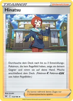 Pokémon-Karte Hinatsu 153/196