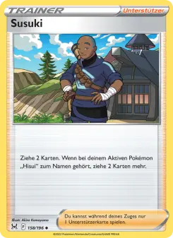 Pokémon-Karte Susuki 158/196