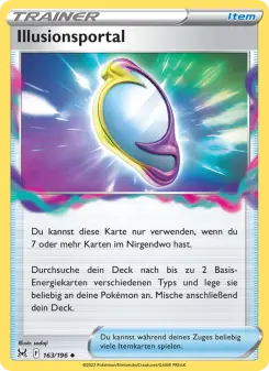 Pokémon-Karte Illusionsportal 163/196