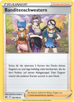 Pokémon-Karte Banditenschwestern 164/196