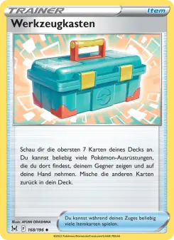 Pokémon-Karte Werkzeugkasten 168/196