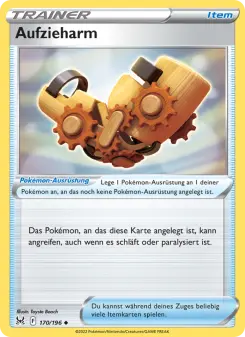 Pokémon-Karte Aufzieharm 170/196