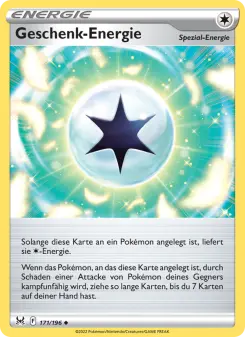 Pokémon-Karte Geschenk-Energie 171/196